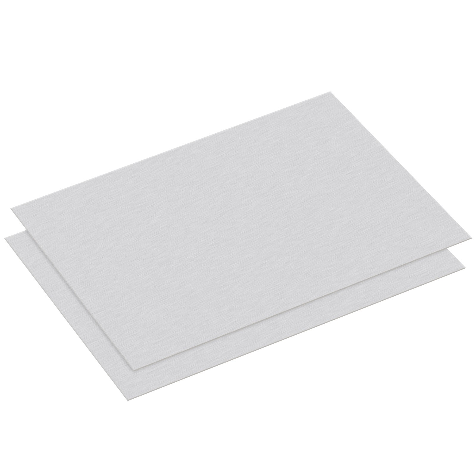 300mm x 200mm x 1mm Rectangle 1060 Aluminum Sheet Flat Metal Plate Stock, 2Pcs