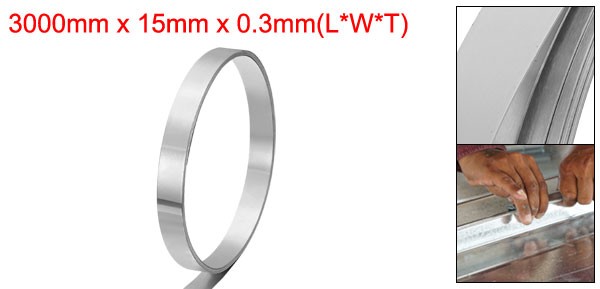 3000mm x 15mm x 0.3mm Aluminum Flashing Roll 1060 Aluminum Metal Roll Sheet