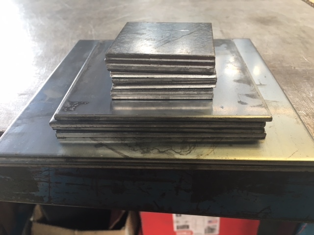 Steel Plate Shim Spacers, 1/8″ – Various Sizes – Pack of 14!