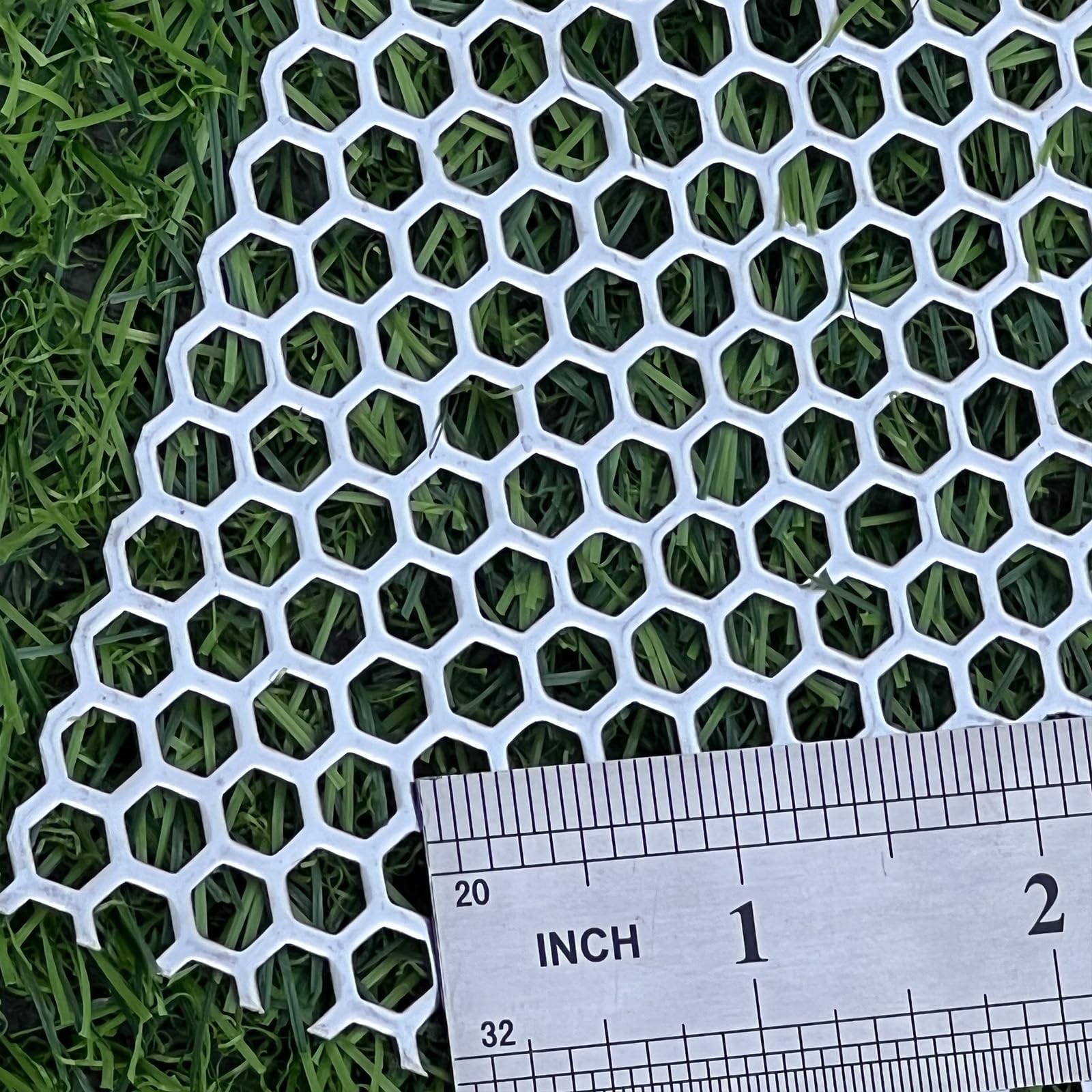 16″x12″ Perforated Metal Sheet 19 Gauge Hexagonal Hole 1/4″ 304 Stainless Steel