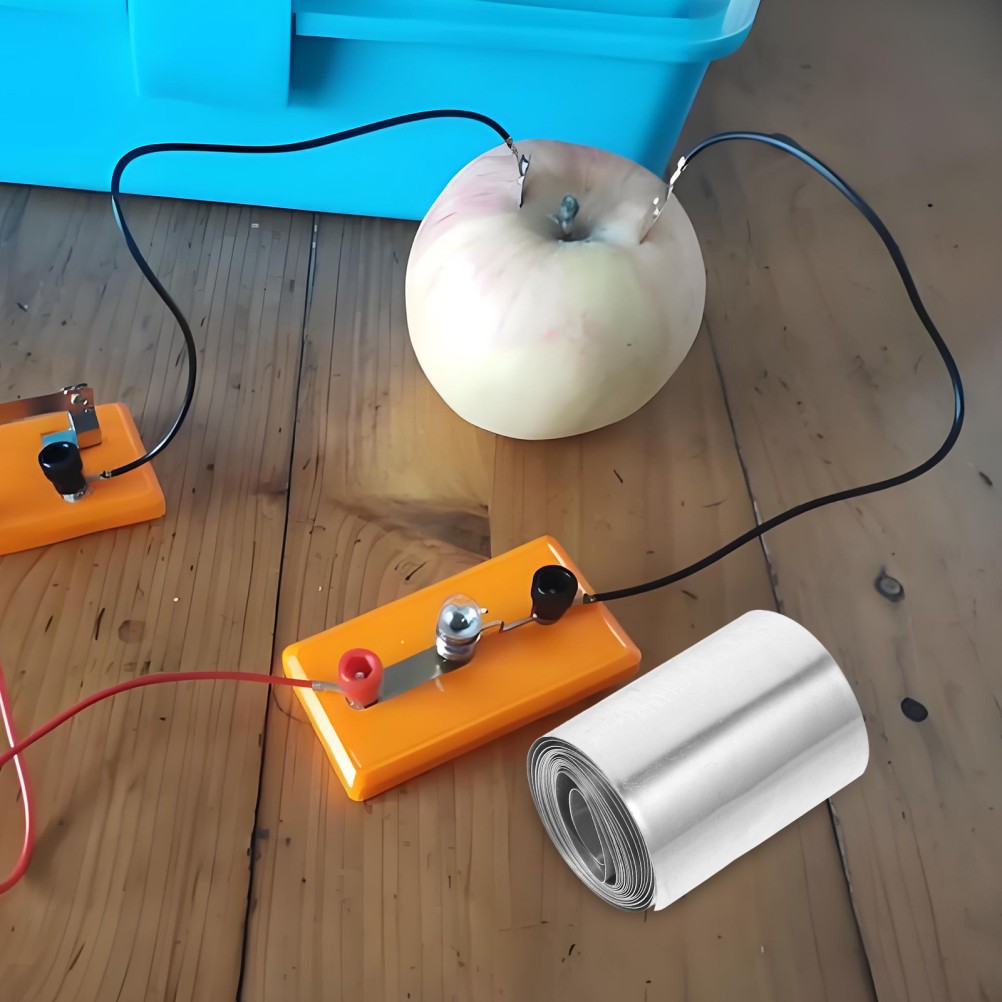 Fruit Battery Making Zinc Plates Accessories Electrode Strip Replaceable