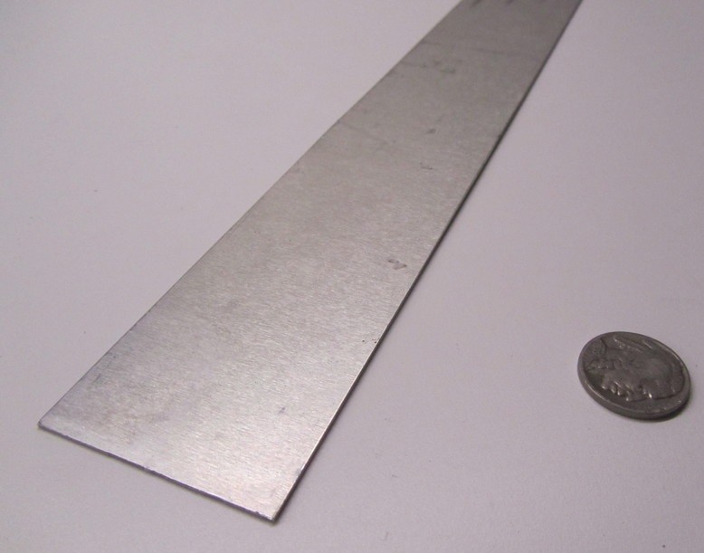 6061 T6 Aluminum Bar .050″ Thick x 2.0″ Wide x 48″ Length, 2 Pieces
