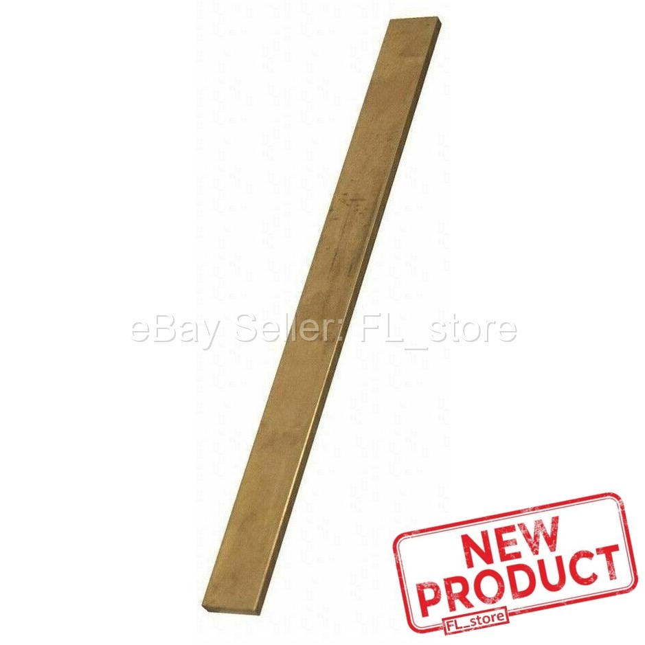 2 PACK Brass Flat Strips .064″ x 1/2″ x 1 Foot 260 Solid Rectangle Stock 12″ NEW
