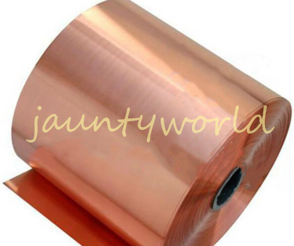1PC New Cu Metal Sheet Foil 0.4 x 200 x 1000mm 99.9% Pure Copper