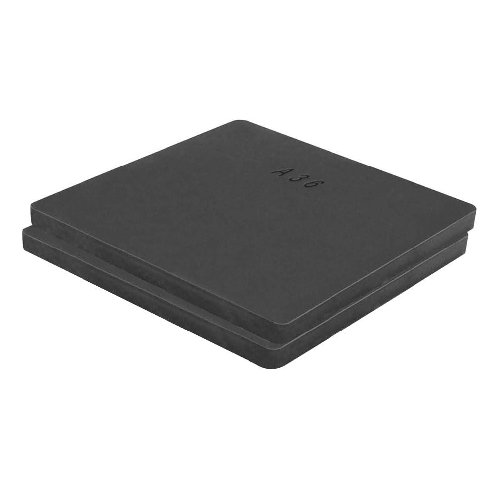 2Pack 1/4 Hot Rolled Steel Plate A36 Steel Sheet 6in x 6in A36 Square Steel