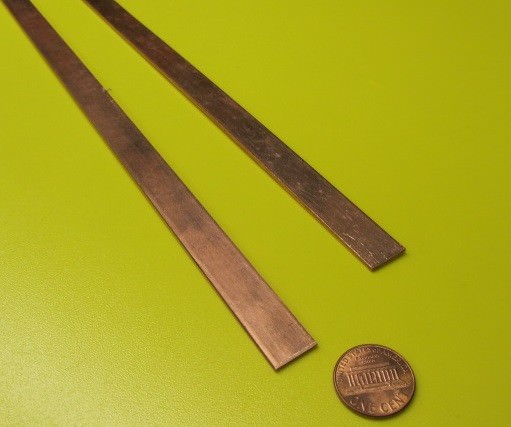 110 Copper Bar 1/2 Hard, 1/16″ Thick x 1/2″ Wide x 36 Inch Length, 2 Units