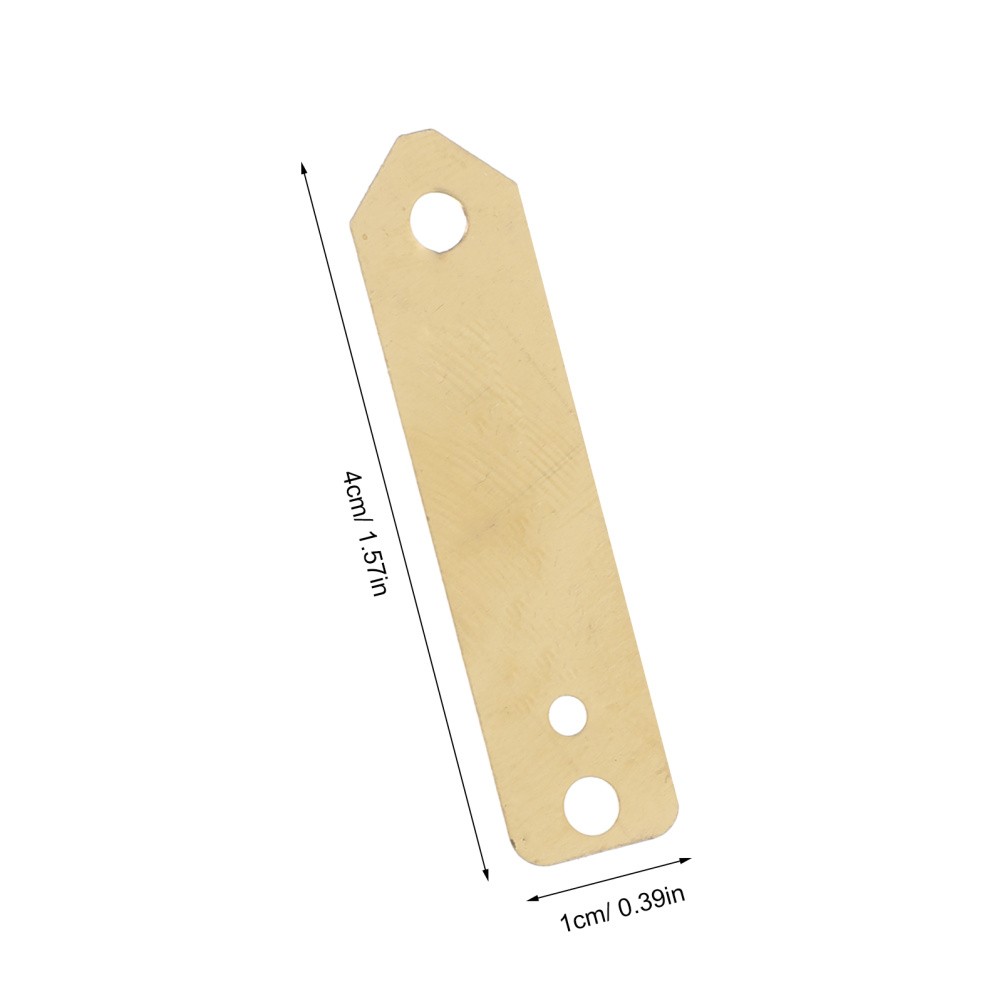 20Pcs Pure Copper Anode Sheets for Fruit Battery DIY Science Learning Golden