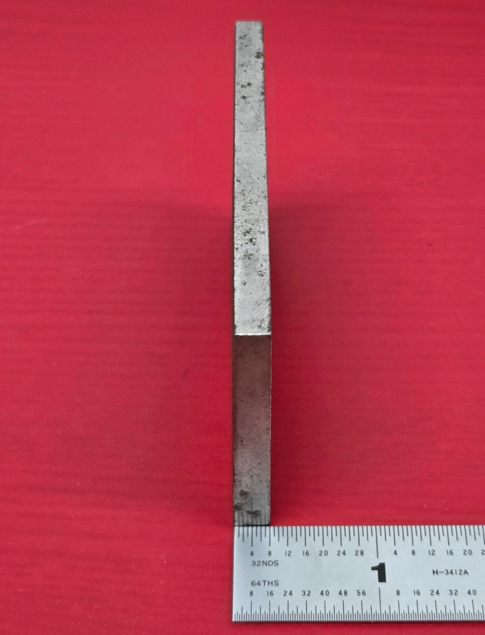 D2 Tool Steel Block Billet 3″ L x 2.14″ W x 0.24″ Thick, 6.9 Oz.