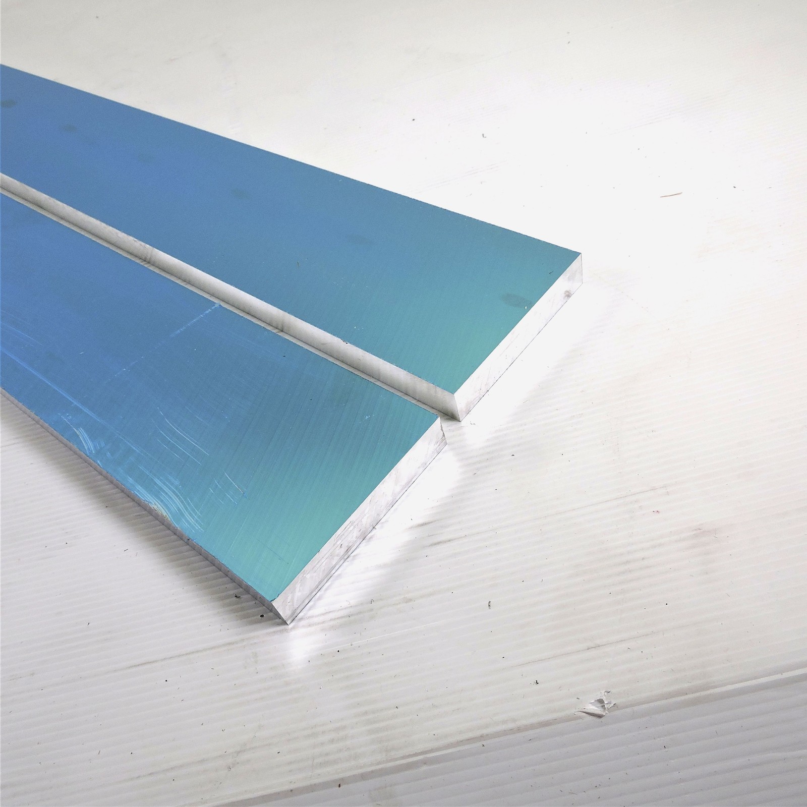 .75″ thick 3/4 Precision CAST Aluminum PLATE 4″ x 9.5″ Long QTY 2 sku156919