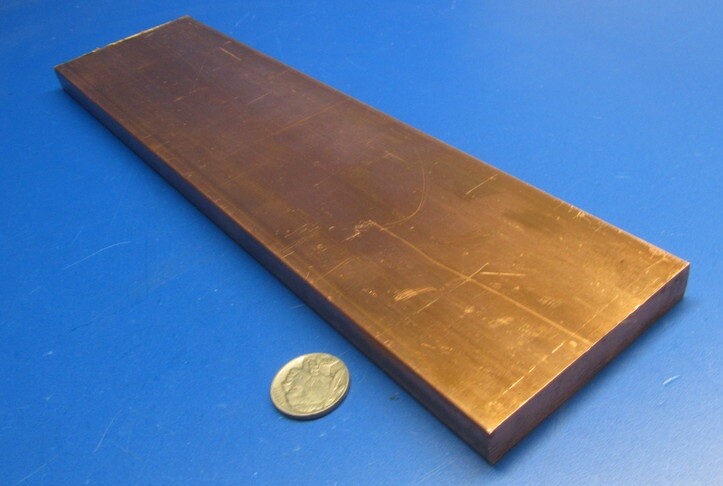 110 Copper Bar H02, 1/2″ Thick x 3.0″ Wide x 1 Ft Length