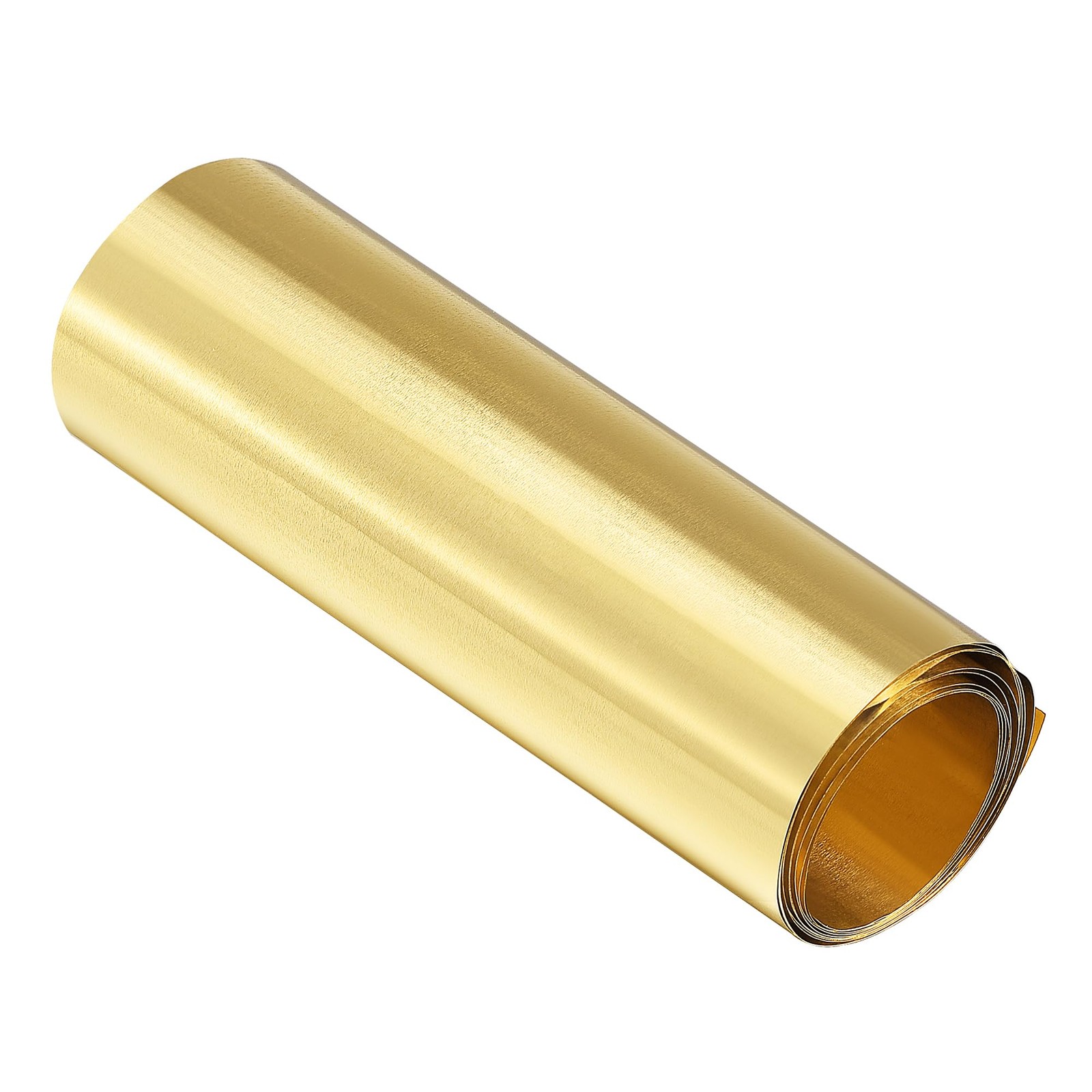 uxcell Brass Sheet Roll Metal Foil Plate 1000mm x 100mm x 0.01mm
