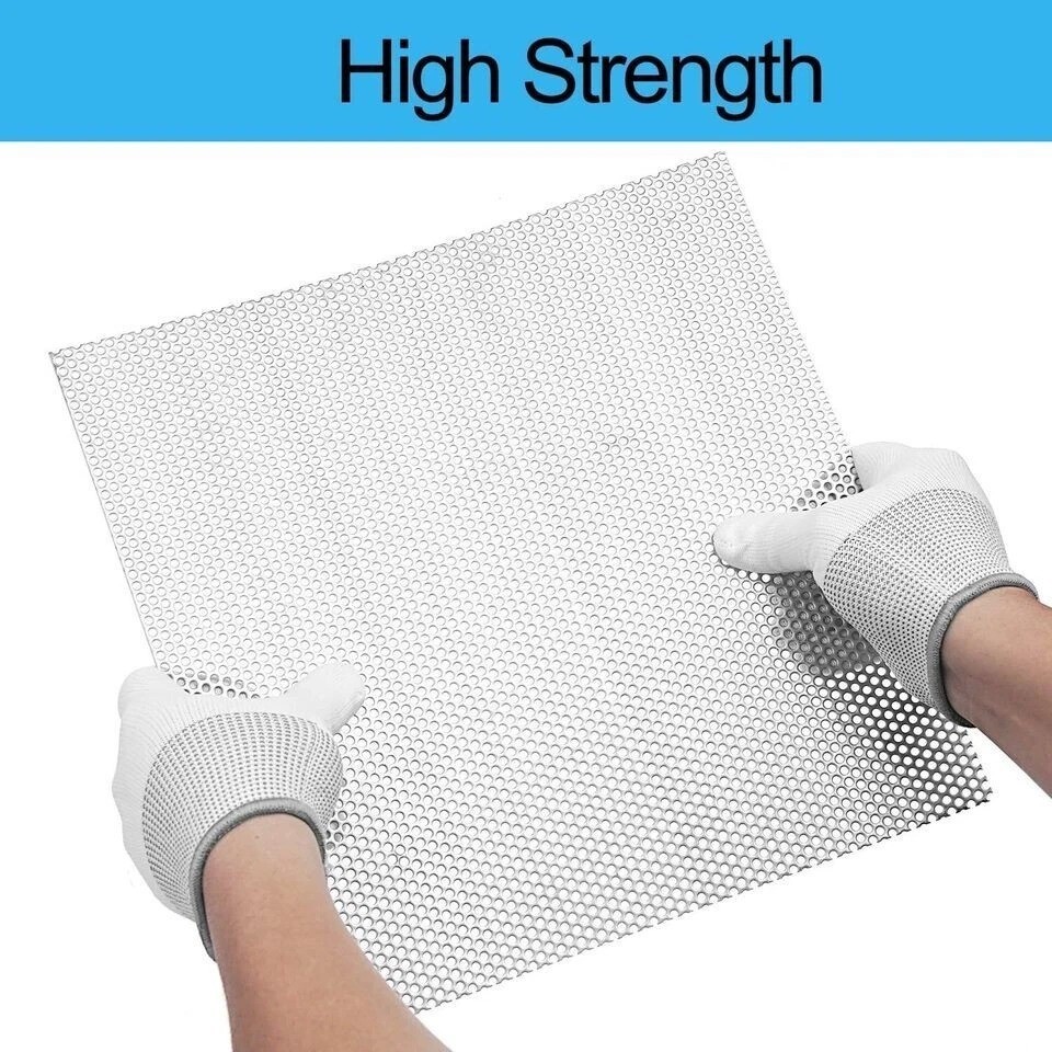 Perforated Sheet Stainless Steel Perforated Metal Sheet 11.8″ x 11.8″ x 0.06″ St