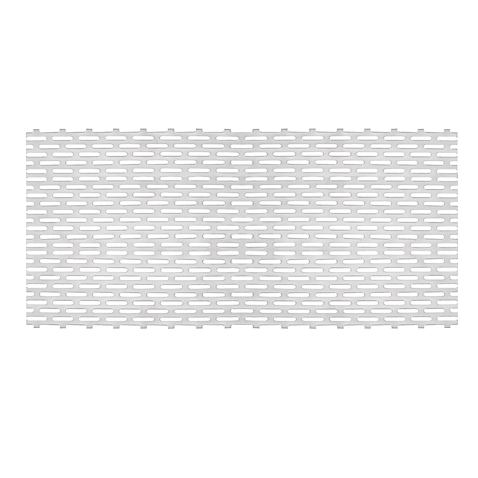 19.7″ x 9.8″ Perforated Metal Sheets, 19Ga 0.2″ x 0.79″ Oval Hole Mesh