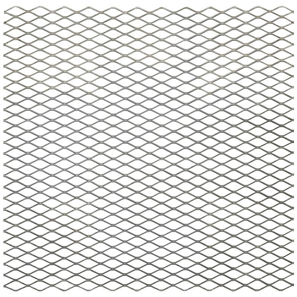 11780 Diamond Expanded Metal Sheet 13 Gauge 3/4 x 24″ x 24″ In. Flat