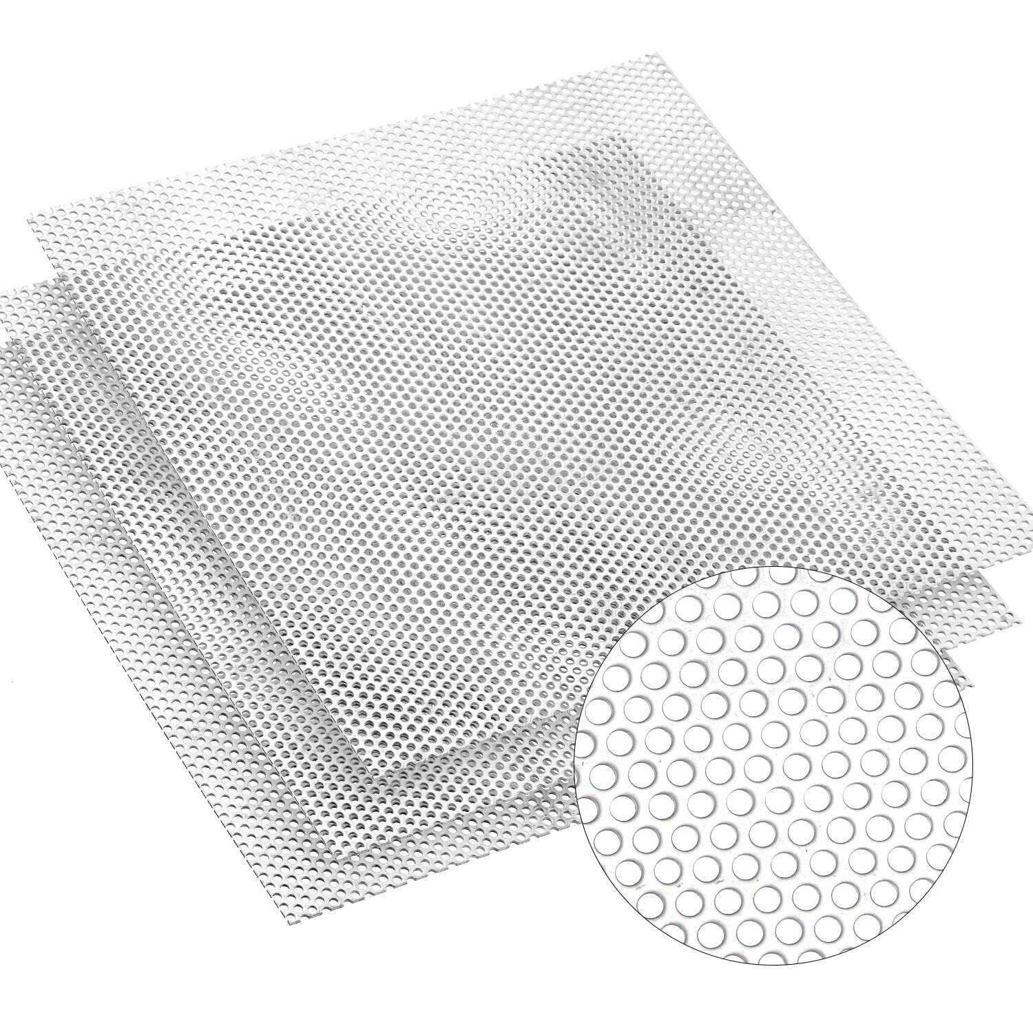 Perforated Sheet Stainless Steel Perforated Metal Sheet 11.8 x 11.8 Stainless