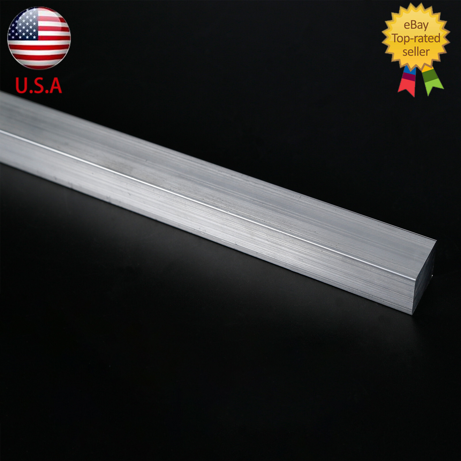 USA T6061 Aluminum Flat Plate Sheet Flat Stock Length 300mm Width 25mm Thick25mm