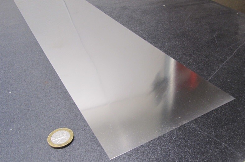 18-8 Stainless Steel Sheet, Full Hard, .0005″ x 6.0″ x 100″