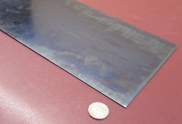 Blue Tempered Spring Steel Shim 0.042″ Thick x 6.00″ Width x 24″ Length
