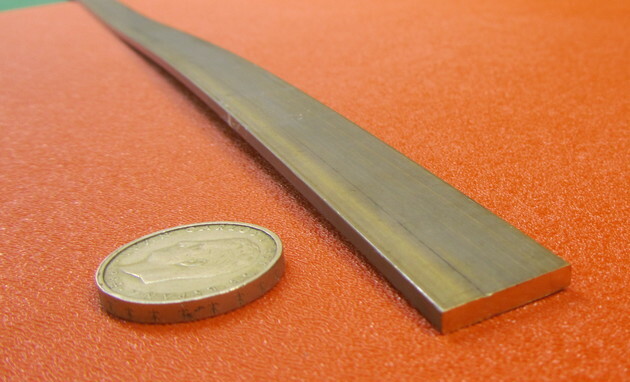 385 Brass Flat Bar 1/8″ Thick x 3/4″ Wide x 4 Foot Length