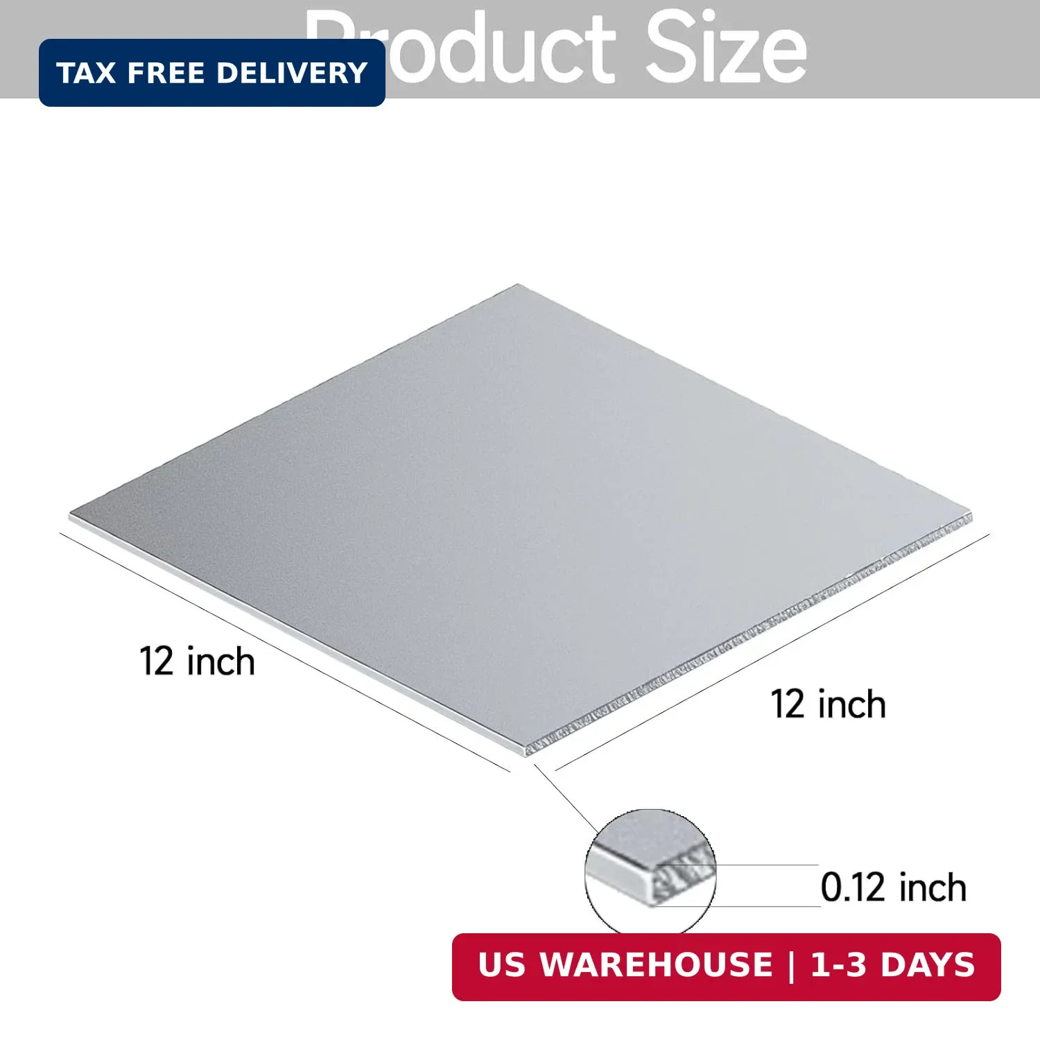 304 Stainless Steel Sheet – 12″ X 12″ X 1/8″ Thin Stainless Steel Plate 1/8 Inch