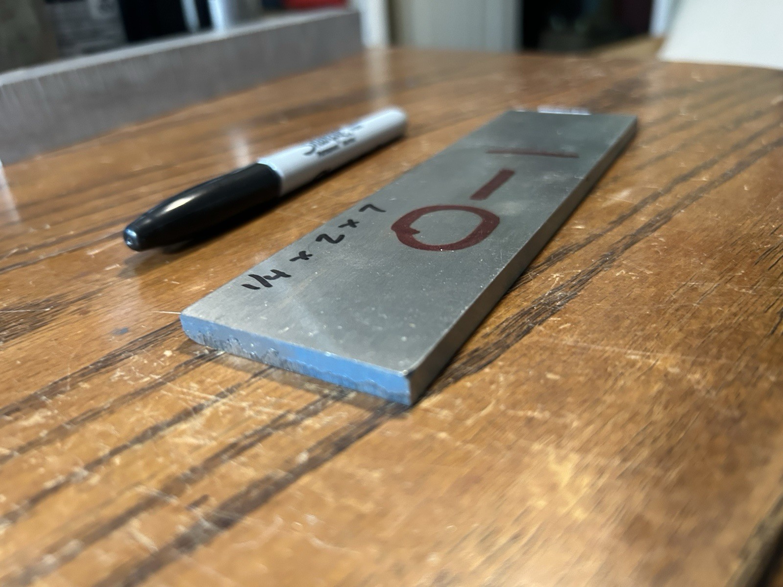 O1 Tool Steel, 1/4″ x 2″ x 7″ flat bar