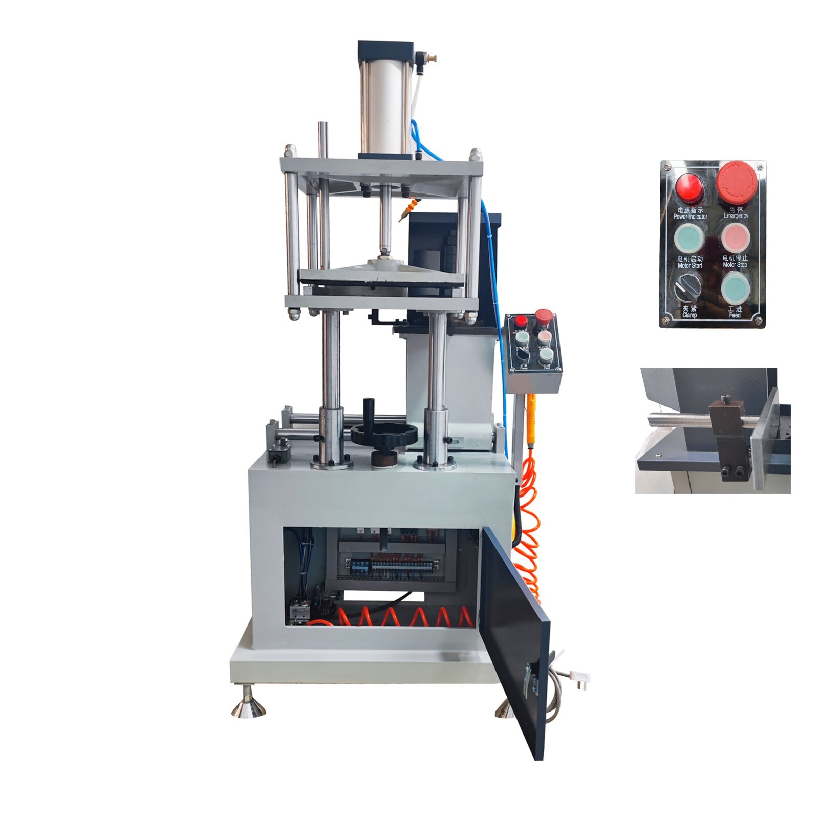 Aluminum-plastic Profile End Processing Milling Machine for Window/Door 220V New