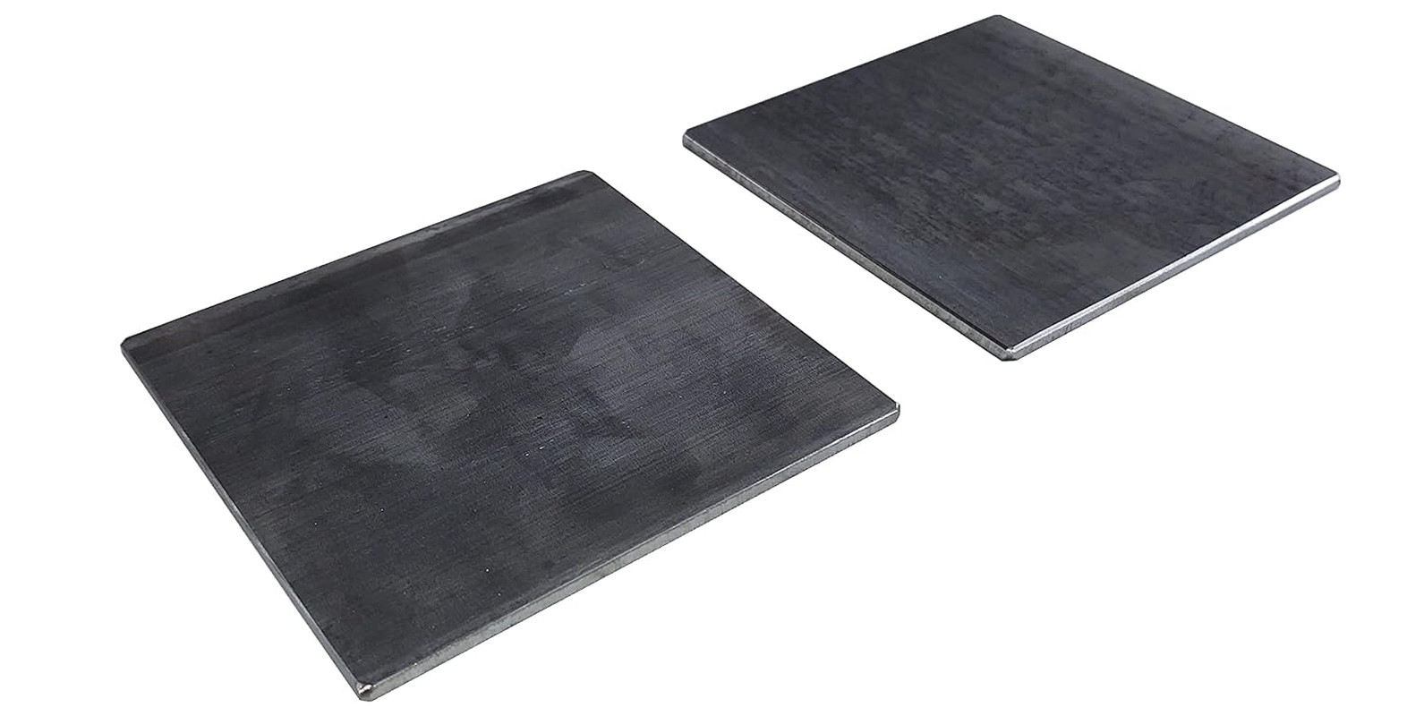 Weldable Hot Rolled Mild Steel Plate (4″, Square – 1/8″, 2 Pack)