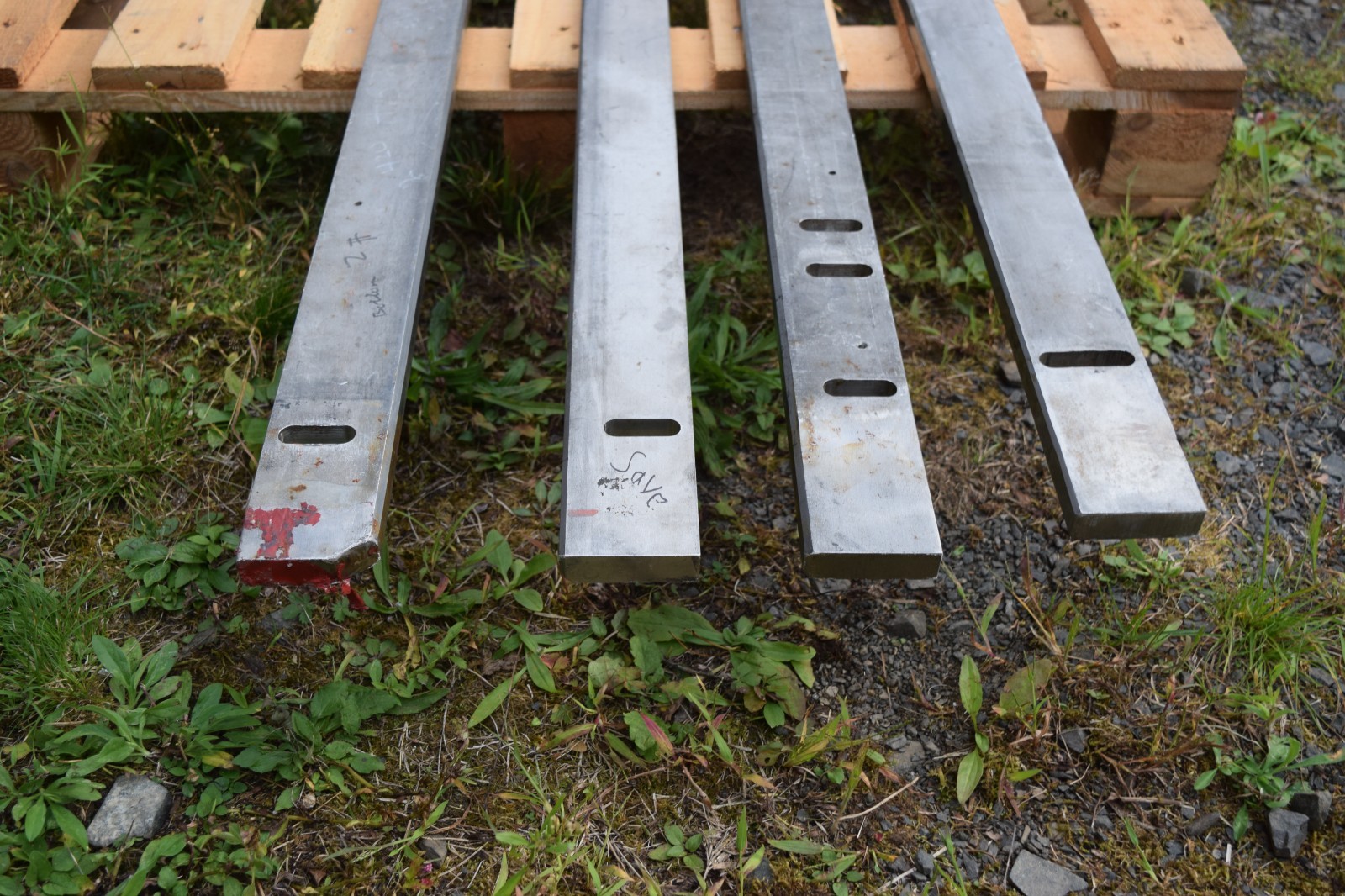Steel Metal Flat Bar 90″x2.5″x0.75″ Lot of 4