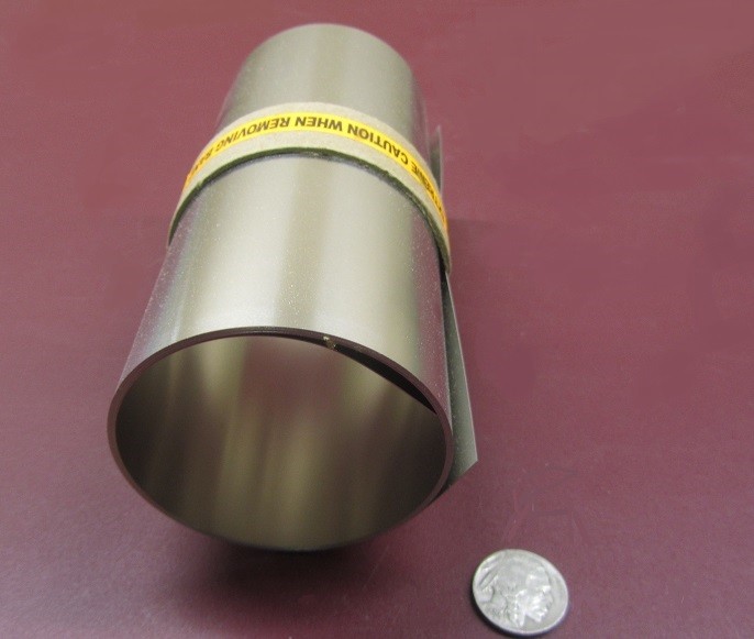301 Stainless Steel Sheet 1/2 Hard .018″ Thick x 6.0″ Width x 50.0″ Length