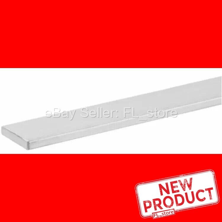 Aluminum Flat Stock 3/16″ x 1/2″ x 6 Feet Long Unpolished Alloy 6061 72 Inch NEW