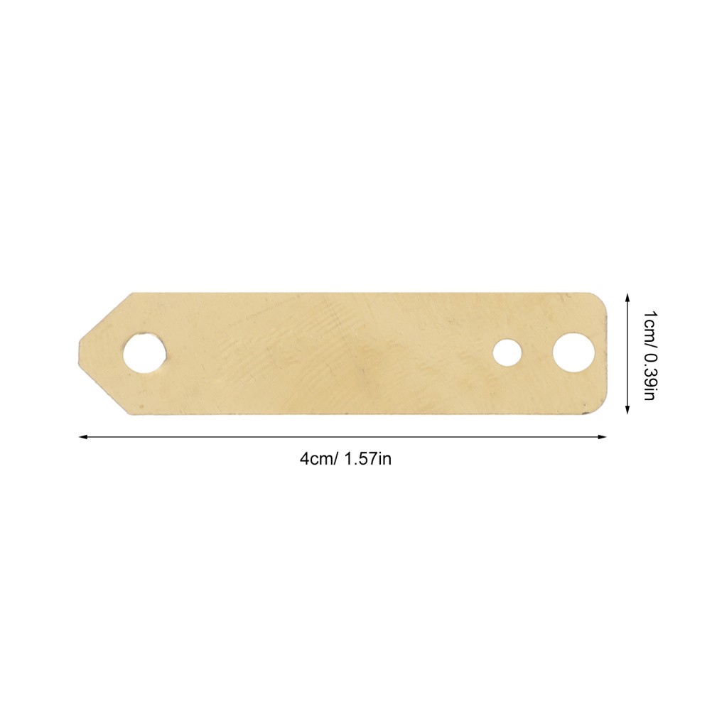 20Pcs Pure Copper Anode Sheets for Fruit Battery DIY Science Learning Golden