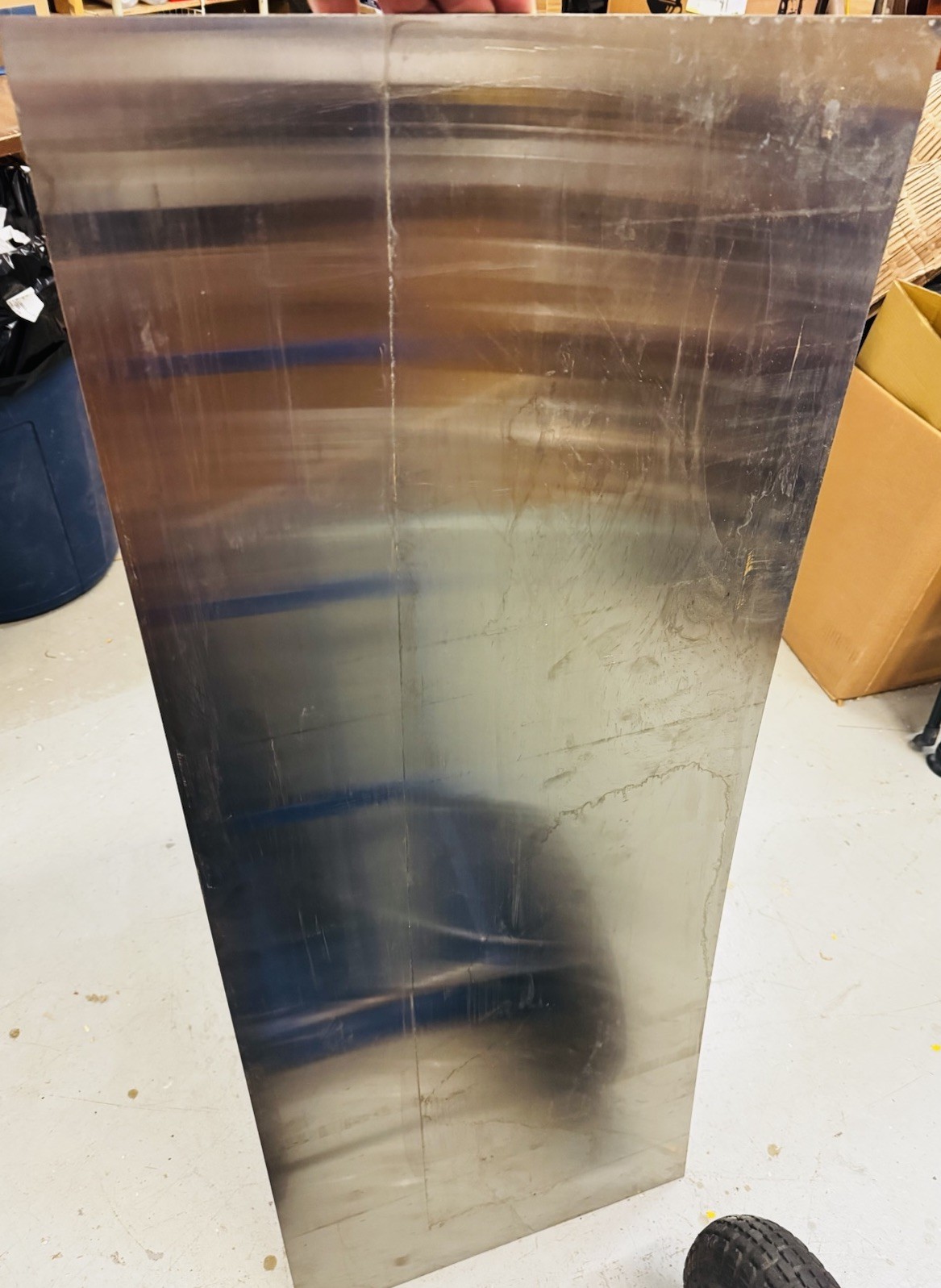 1 pieces of 20″ x 50″ 304 Stainless Steel Sheet Metal .050″ Thick 18 Ga, 2B