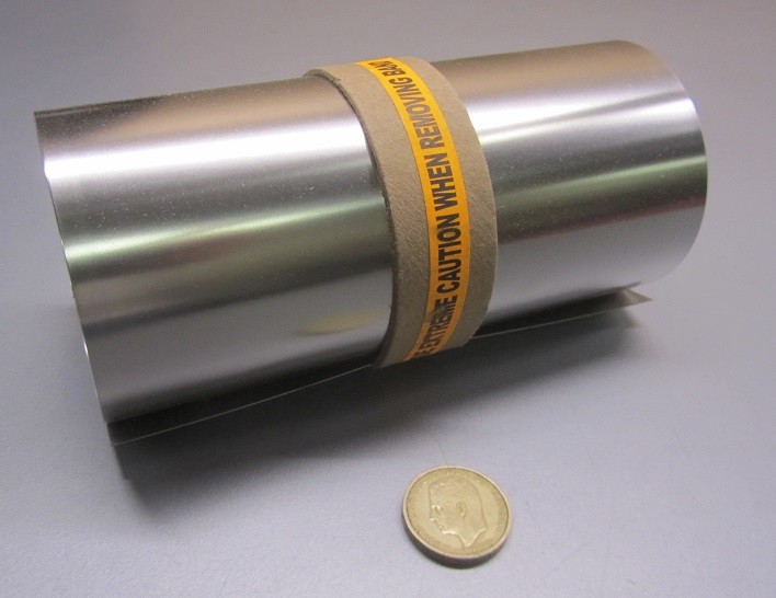 301 Stainless Steel Sheet 1/2 Hard .018″ Thick x 6.0″ Width x 50.0″ Length
