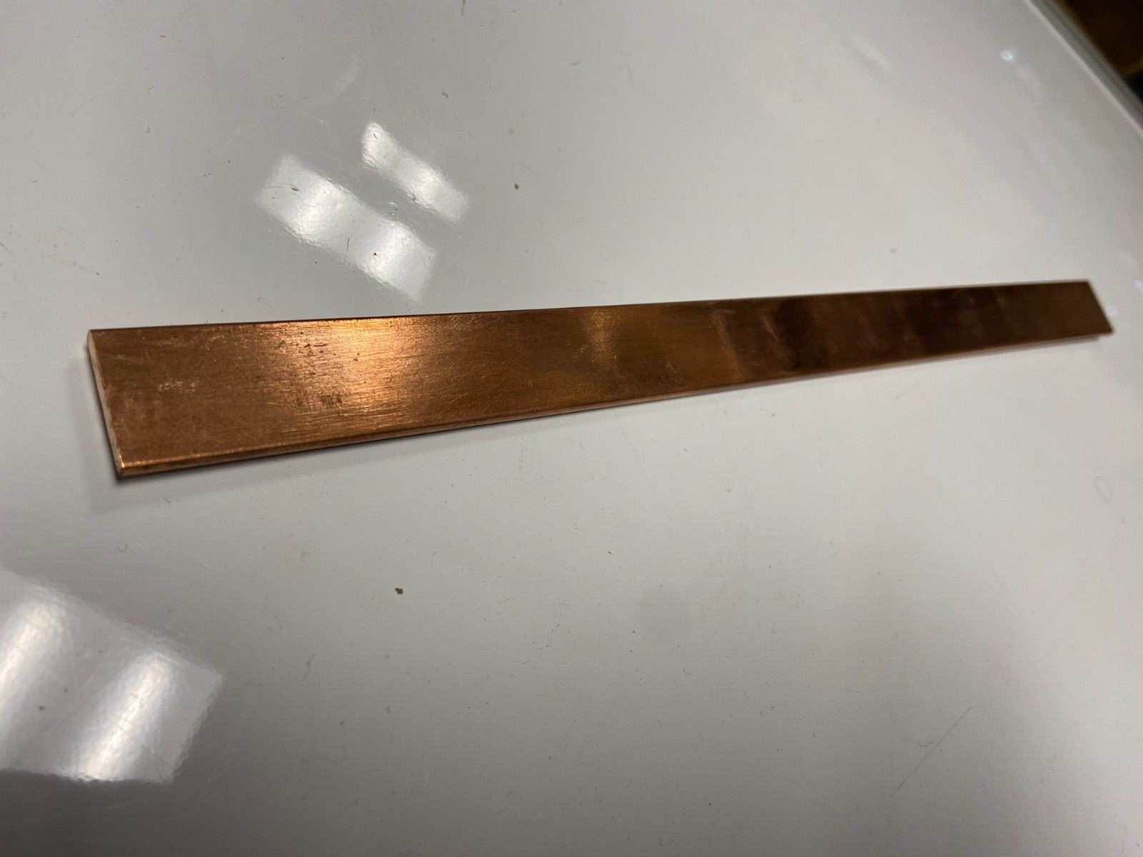 (1) 110 Copper Bar 1/8″ Thick x 3/4″ Wide x 12 Inch Length