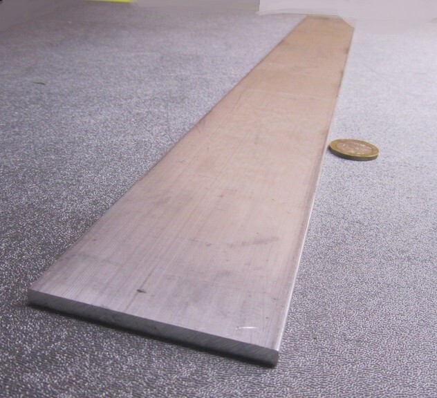 6061 T6511 Aluminum Bar, 3/16″ (.187″) Thick x 2 1/2″ Wide x 24″ Length