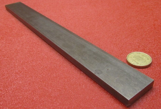 1018 Steel Bar, 5/16″ Thick x 1.0″ Wide x 12″ Length, 2 Pcs