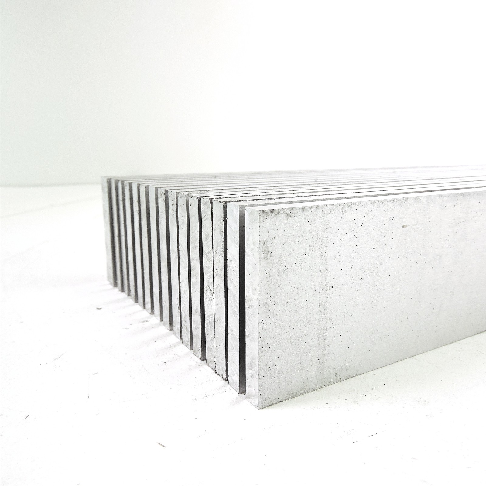 .25″ thick 1/4 Aluminum 6061 PLATE 2.125″ x 12.375″ Long QTY 17 sku 206436