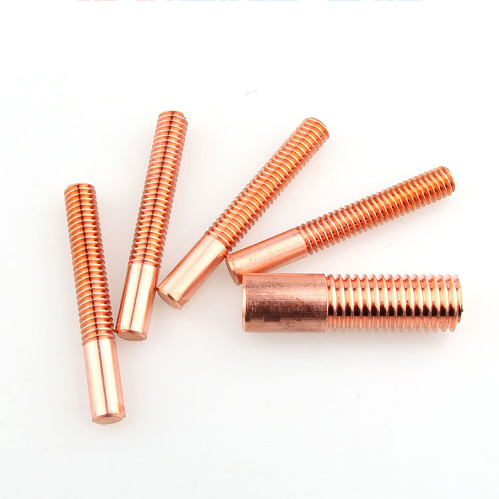 Thread T2 Red Copper Electrode Round Rod Bar Metric M3~M20 – Please consult size