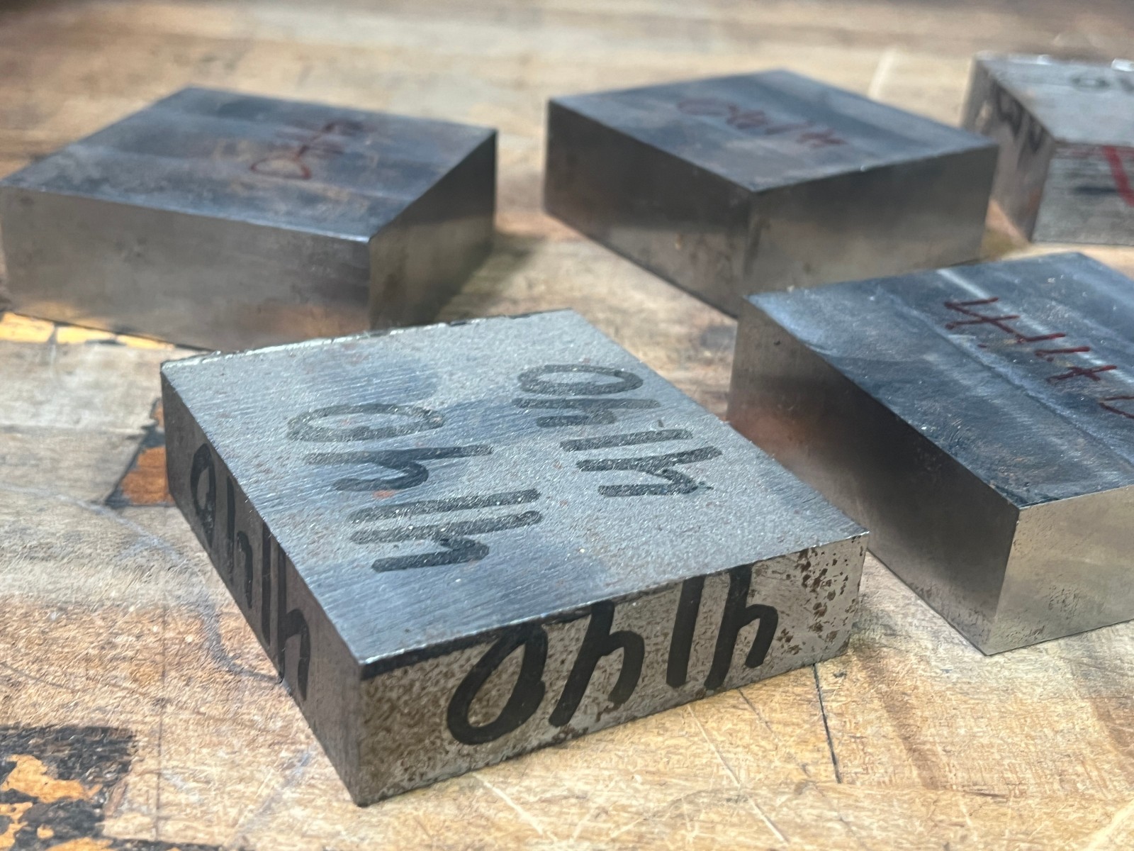 4140 Tool steel flat bar stock knife making lot 27.2 lbs machine shop cutoffs