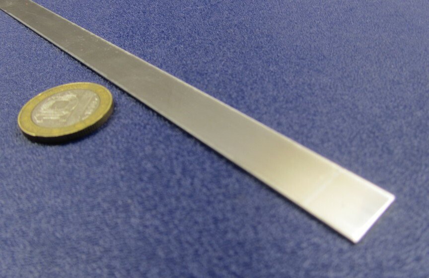 301 Stainless Steel Sheet Shim, .015″(+/-.0010″) x 3/4″ Width x 100 Foot Length