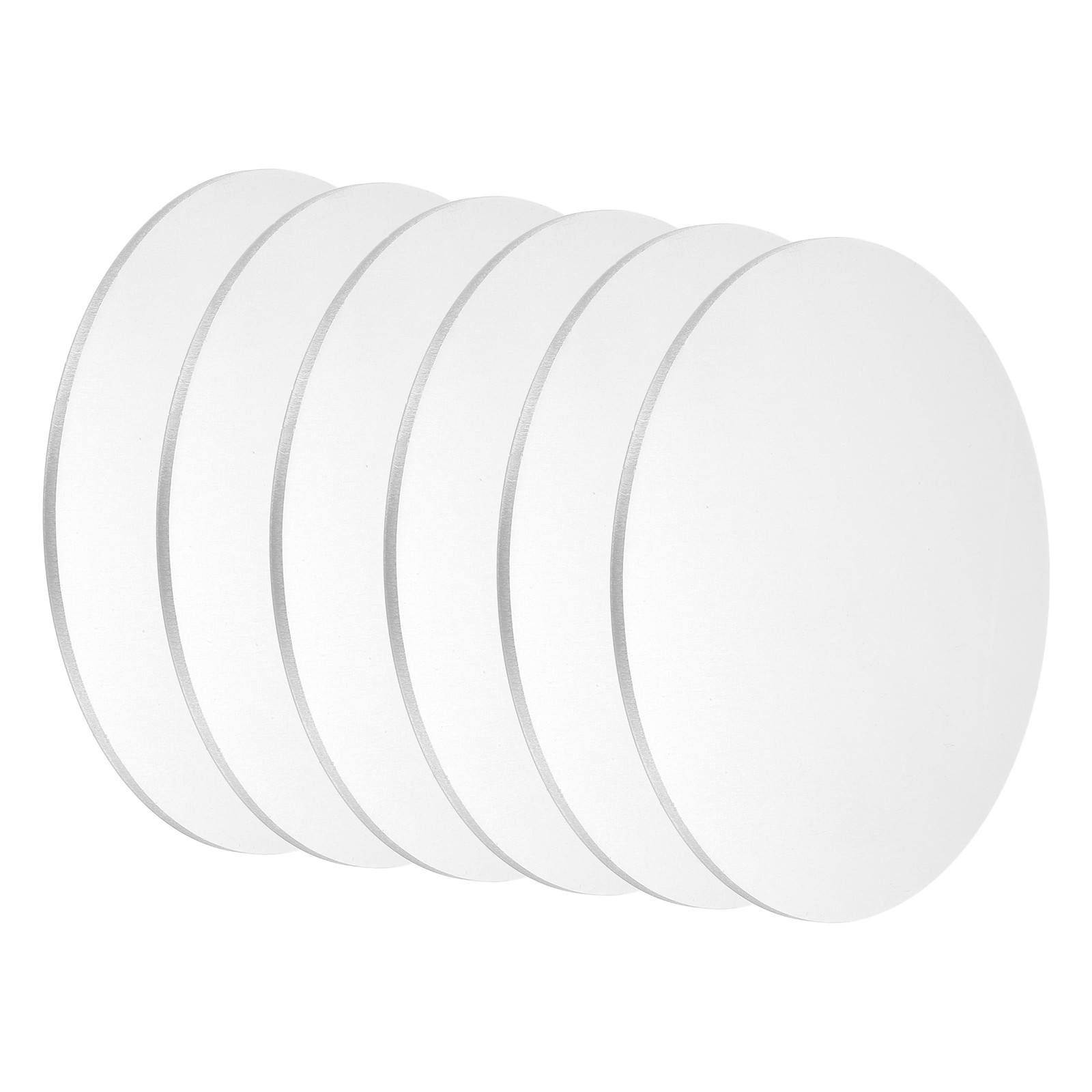 6Pcs Aluminum Disc 3″(80mm) Dia 0.08″(2mm) Thick Round 5052 Aluminum Sheets]