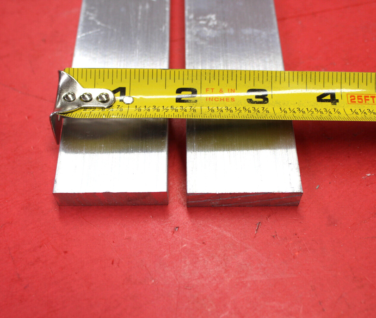 2 Pieces 3/8″ X 1-1/2″ ALUMINUM 6061 FLAT BAR 10″ long T6511 Solid Mill Stock