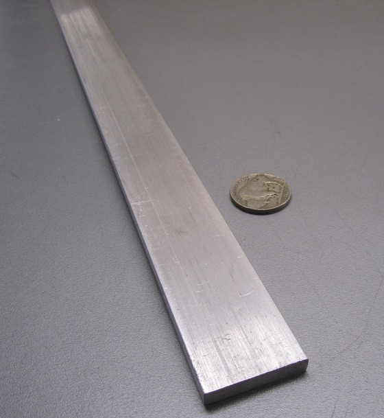 6061 T651 Aluminum Bar, 3/16″ (.187″) Thick x 1.0″ Wide x 24″ Length, 3 units