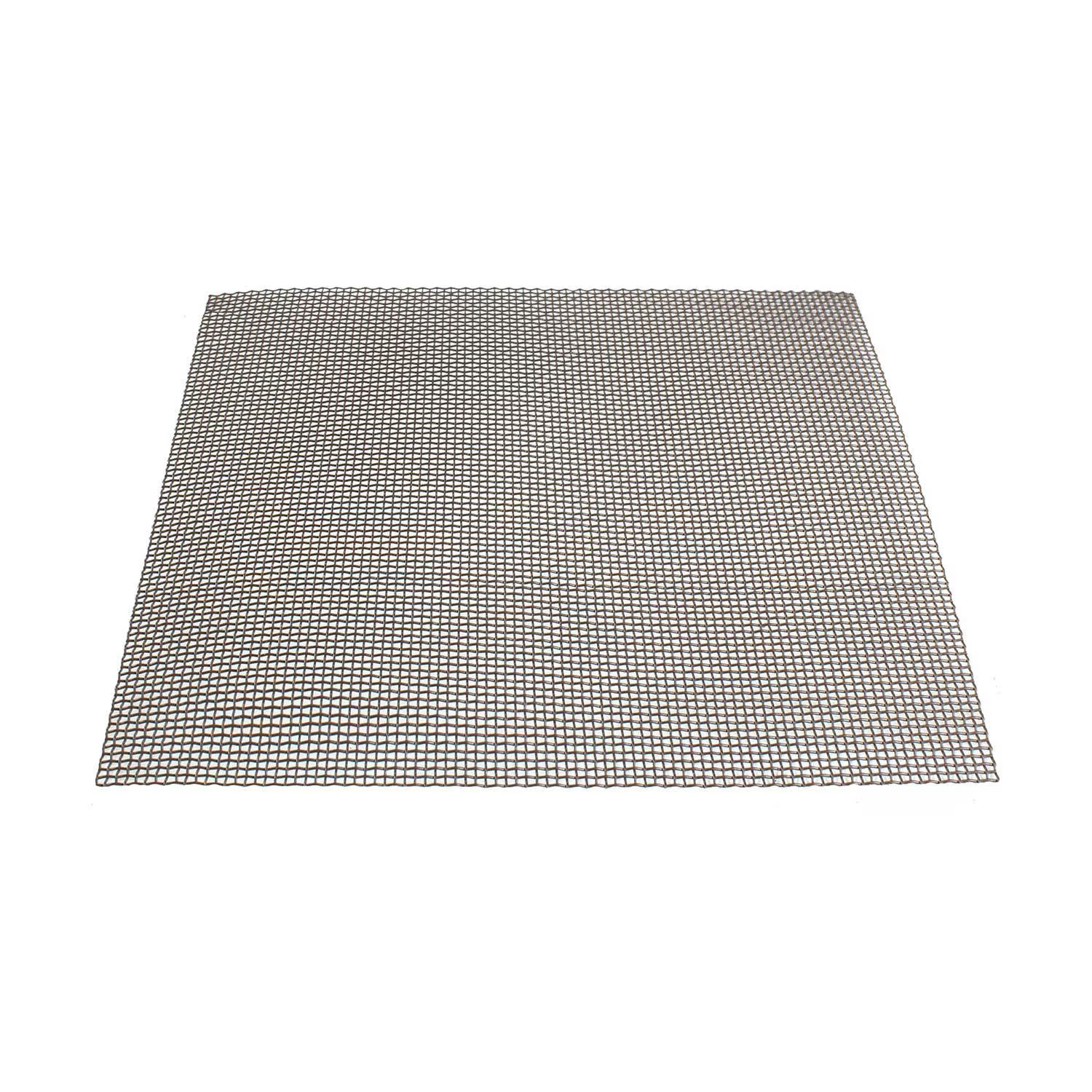 Kent Design Woven Wire Mesh Screen – 18″ x 48″ – Antique Brass Finish