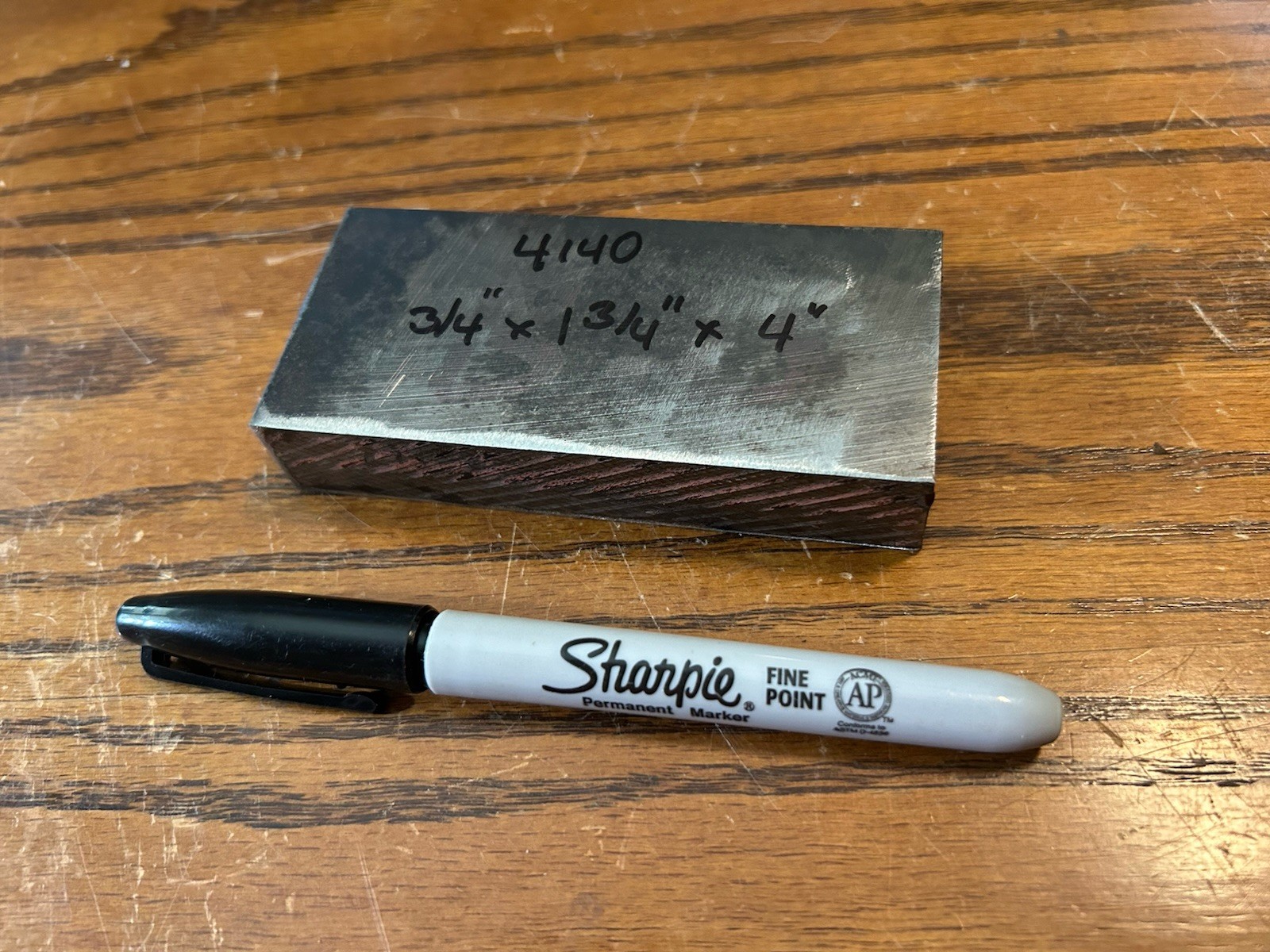 3/4″ x 1-3/4″ x 4″, 4140 tool steel flat stock, machine stock