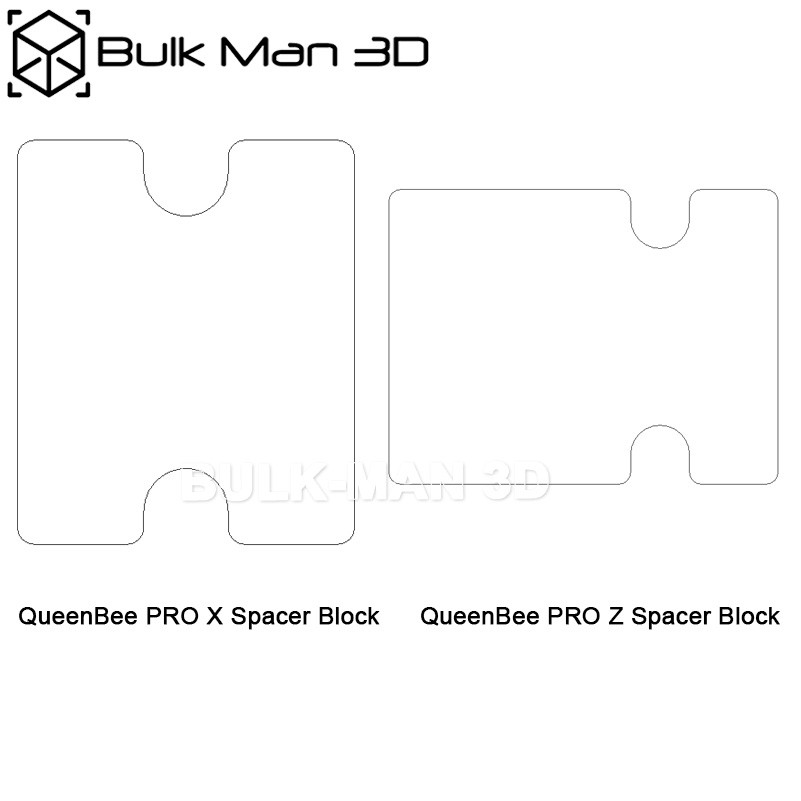 13PCS QueenBee PRO CNC Plate Set Aluminum Plates for Wood CNC Engraver Machine