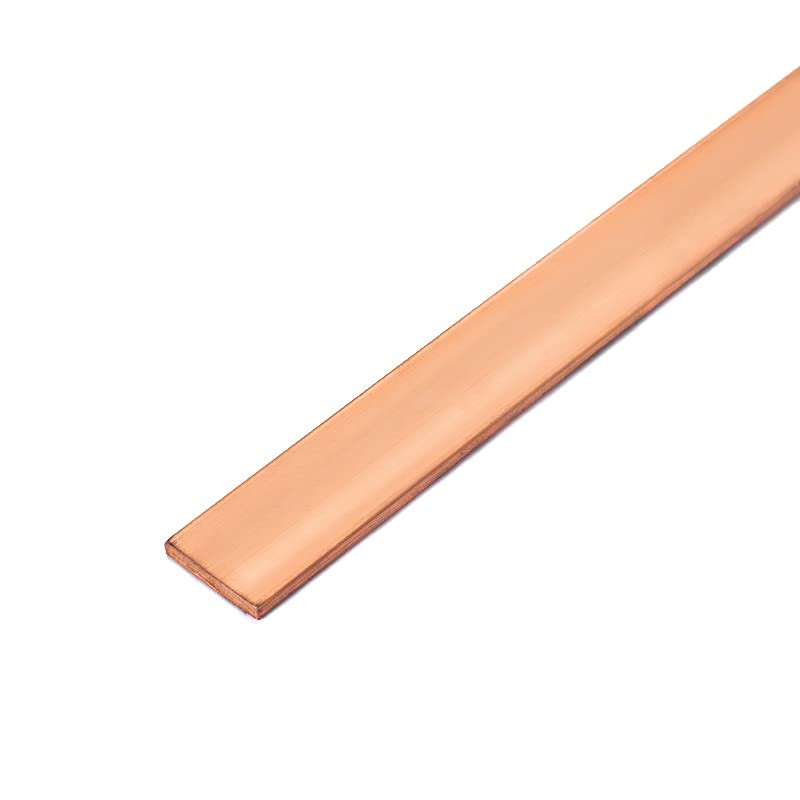 6mm x 25mm x 305mm Copper Flat Bar, 1/4″ x 1″ x 12″, 110 Copper Flat Square Bar