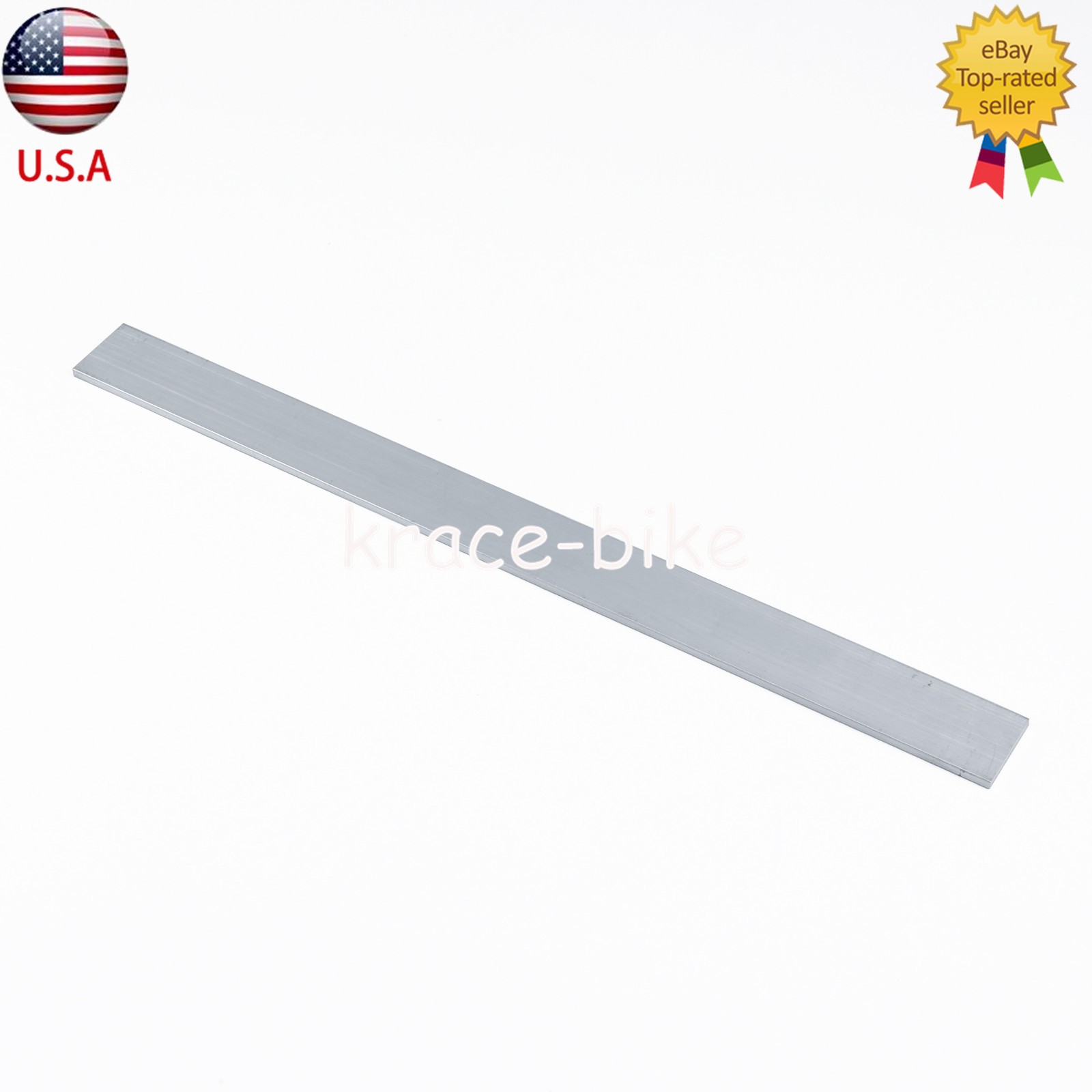 12X Metal 6061 Aluminum Flat Plate Sheet Stock Length 305mm Width 25mm Thick 3mm