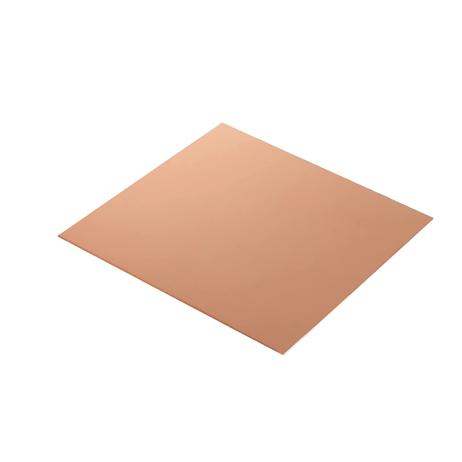 2 Pieces Pure Copper Sheet Plate 6 X 6 Inches X 24 Gauge, Metal for Industry Sup