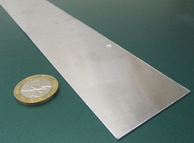 6061 T6 Aluminum Bar .050″ Thick x 2.0″ Wide x 48″ Length, 2 Pieces